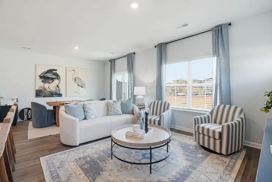 Furnished interior in a model home at Towns at Lake Greenwood in Greenwood (Image 9).