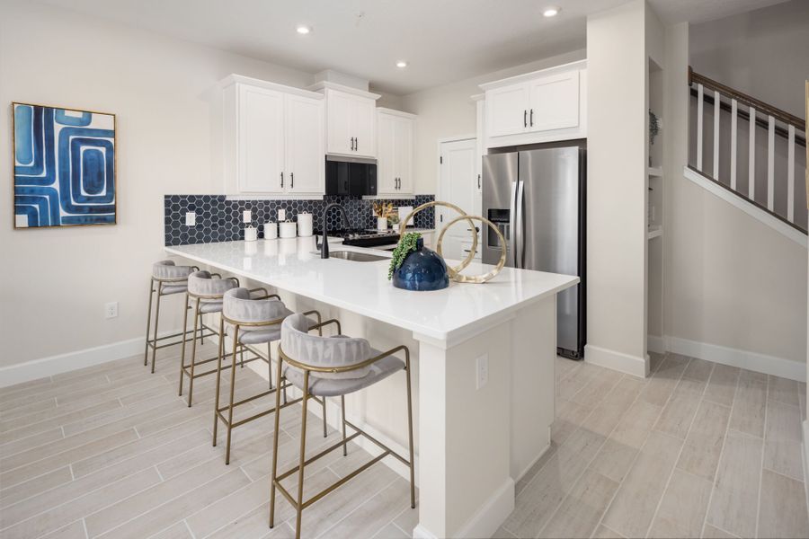 Furnished interior in a model home at Meadowlark Landing in Apopka (Image 10).