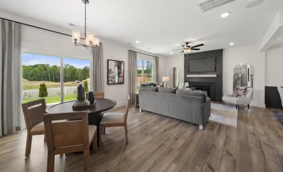 Furnished interior in a model home at Paisley Pointe in Boiling Springs (Image 9).