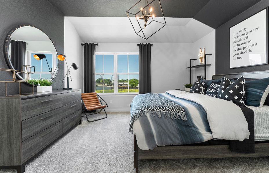 Additional bedroom in floor plans at Lily Springs new construction homes in Seguin, Texas