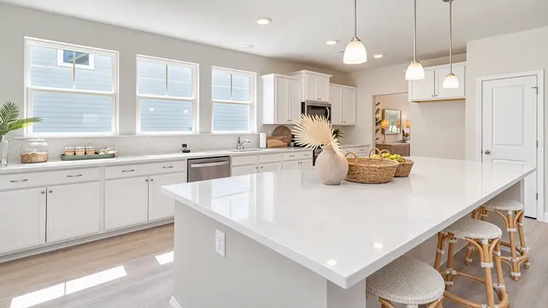 Furnished interior in a model home at Lorick Valley in Blythewood (Image 8).