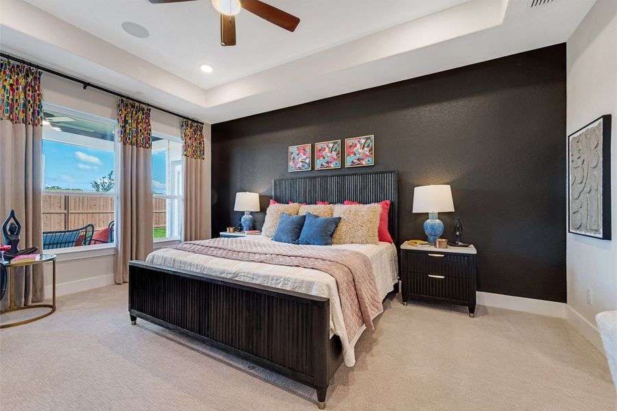 Furnished interior in a model home at Megan's Landing in Castroville (Image 22). Furnished interior in a model home at Megan's Landing in Castroville (Image 22).