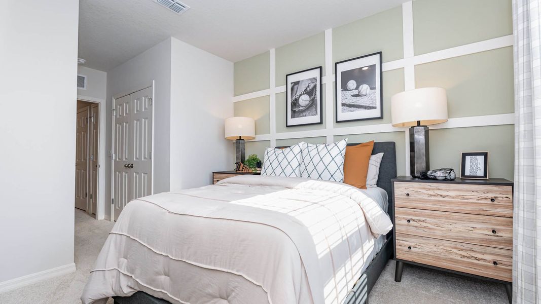 Furnished interior in a model home at Central Park Townhomes in Port St. Lucie (Image 33).