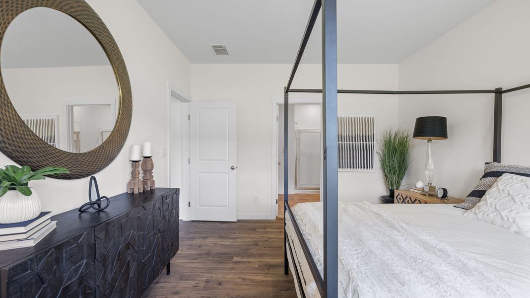 Furnished interior in a model home at Hillcrest Landing in McDonald (Image 28).