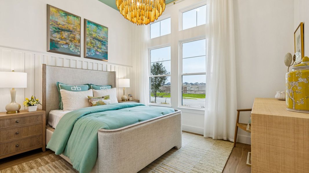 Furnished interior in a model home at Prosper Ridge in Prosper (Image 8). Furnished interior in a model home at Prosper Ridge in Prosper (Image 8).