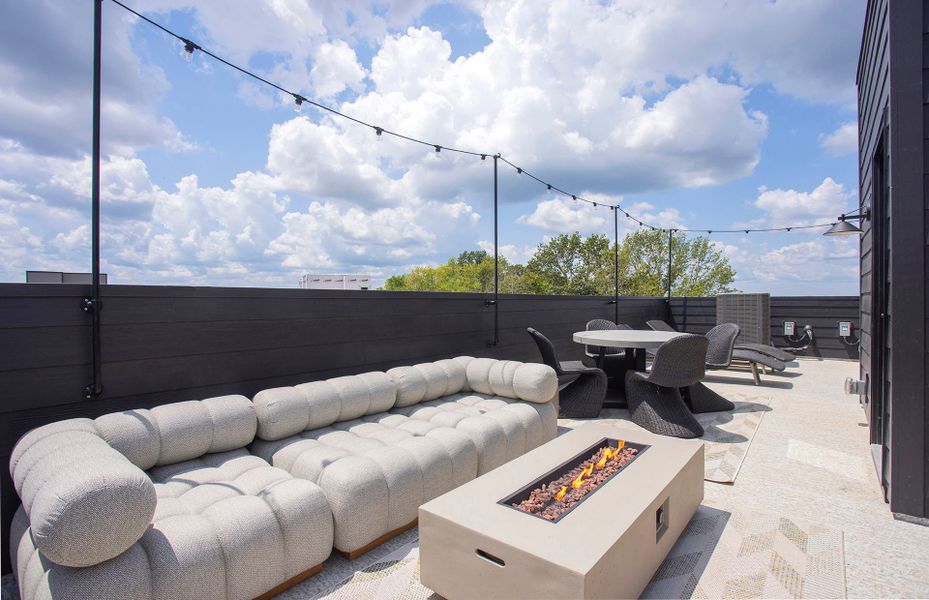 Spacious Roof Top at Skyline Luxury Townhomes by John Wieland Homes Spacious Roof Top at Skyline Luxury Townhomes by John Wieland Homes