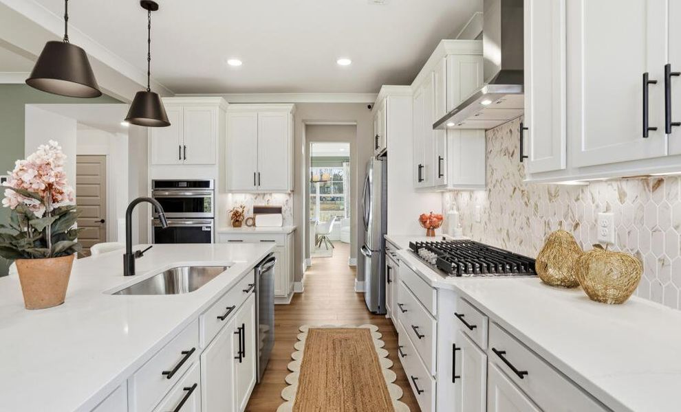 Furnished interior in a model home at Waterford Commons in Rock Hill (Image 8).