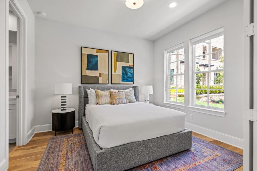 Furnished interior in a model home at Las Colinas Station in Irving (Image 15). Furnished interior in a model home at Las Colinas Station in Irving (Image 15).