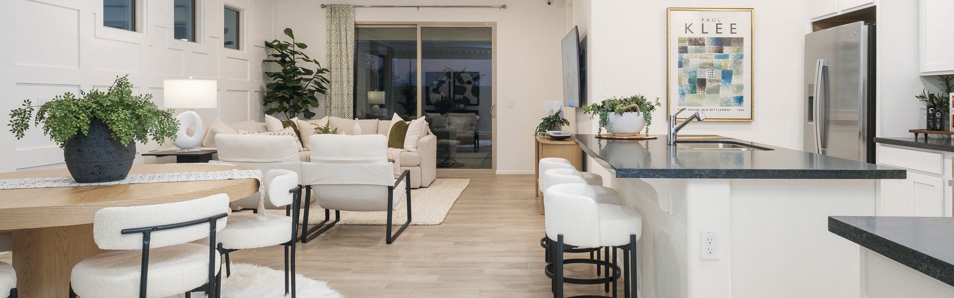 Furnished interior in a model home at Laveen Vistas III in Laveen (Image 7). Furnished interior in a model home at Laveen Vistas III in Laveen (Image 7).