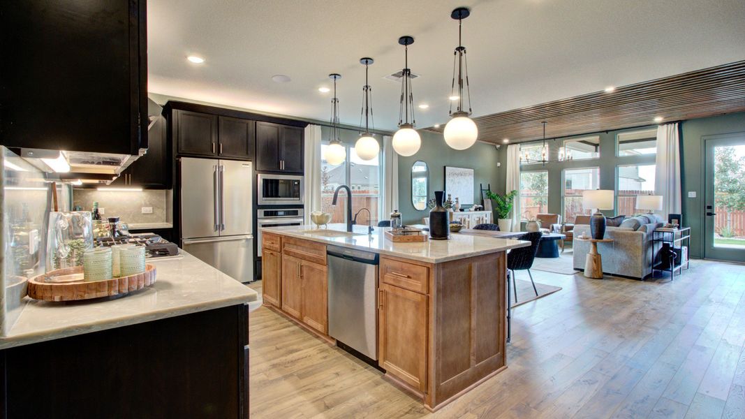 Furnished interior in a model home at Stream Waters in Seguin (Image 8). Furnished interior in a model home at Stream Waters in Seguin (Image 8).