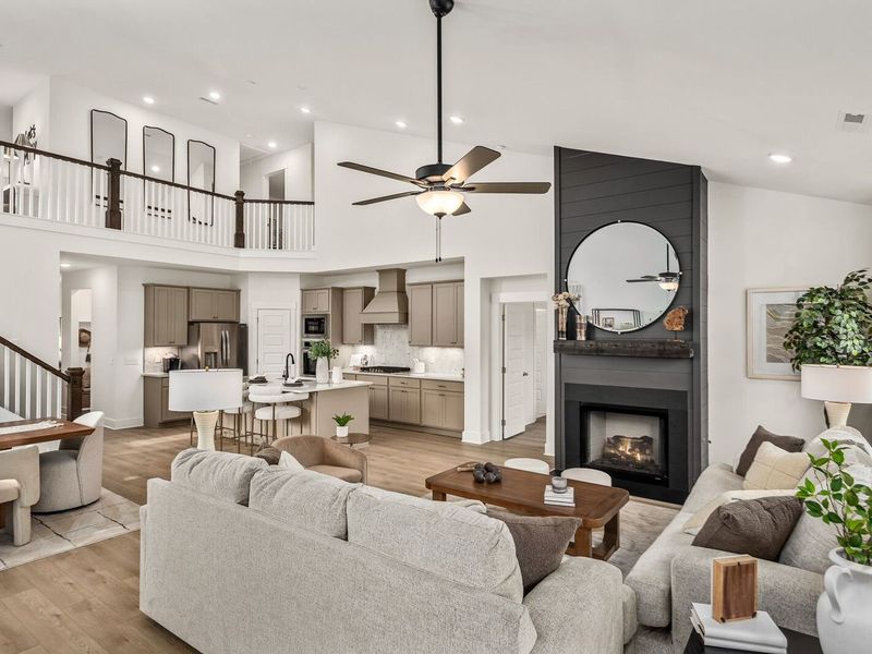 Furnished interior in a model home at Bradshaw Farms in Mount Juliet (Image 5).