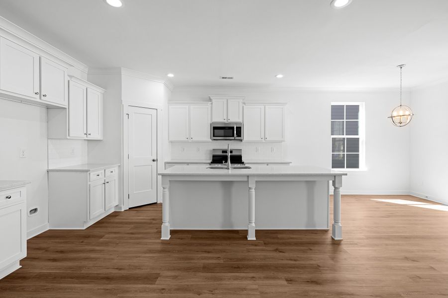 Furnished interior in a model home at Enclave at Harbor Club in Greensboro (Image 21).