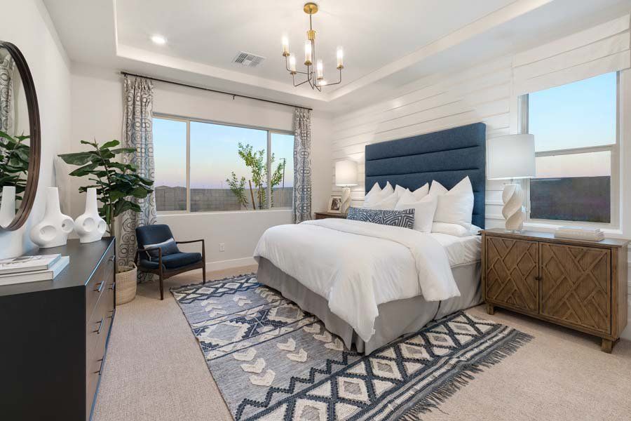 Furnished interior in a model home at Alora at Ironwing in Litchfield Park (Image 28).