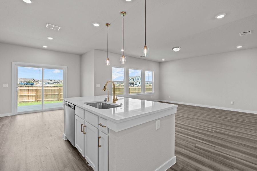 Furnished interior in a model home at Ladera in San Antonio (Image 15).