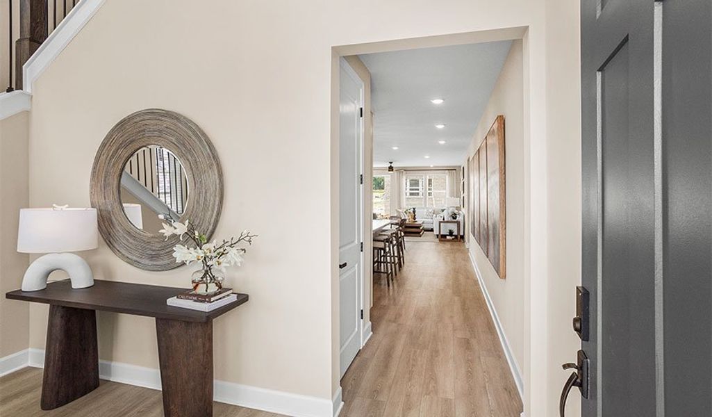 Furnished interior in a model home at Lynwood Station in Mount Juliet (Image 3). Furnished interior in a model home at Lynwood Station in Mount Juliet (Image 3).
