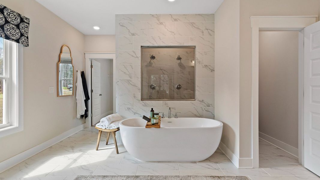 Furnished interior in a model home at Saddleridge in Senoia (Image 14).