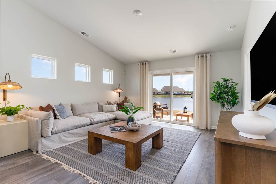 Furnished interior in a model home at Ridgefield in Conway (Image 9).