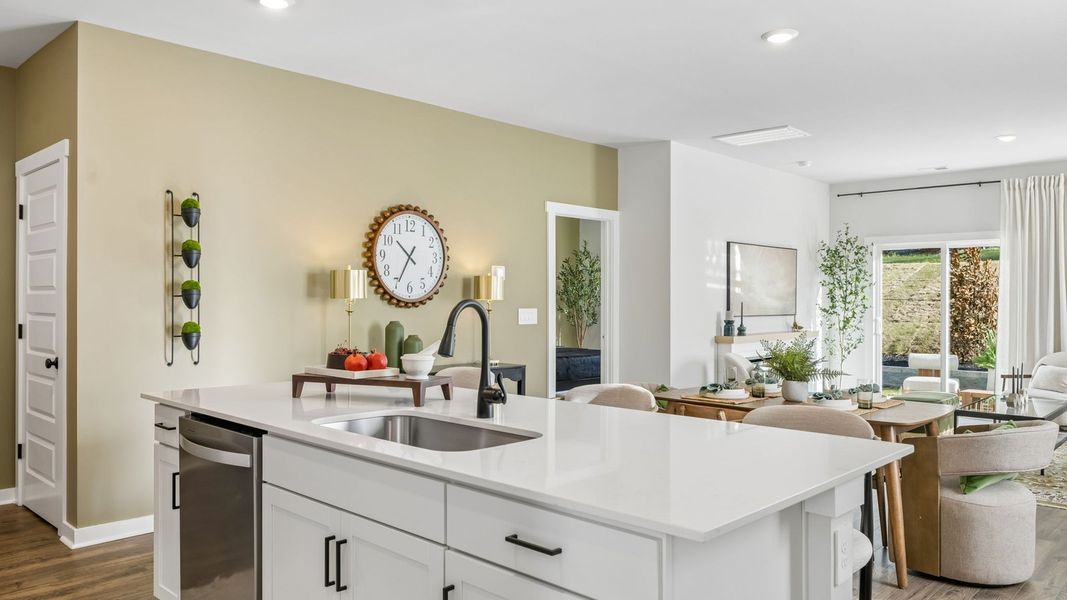 Furnished interior in a model home at Reserve at Hickory Ridge in Columbia (Image 82).