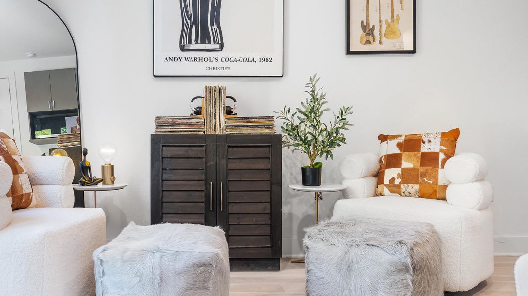 Furnished interior in a model home at Bluebonnet Lofts in Austin (Image 32).