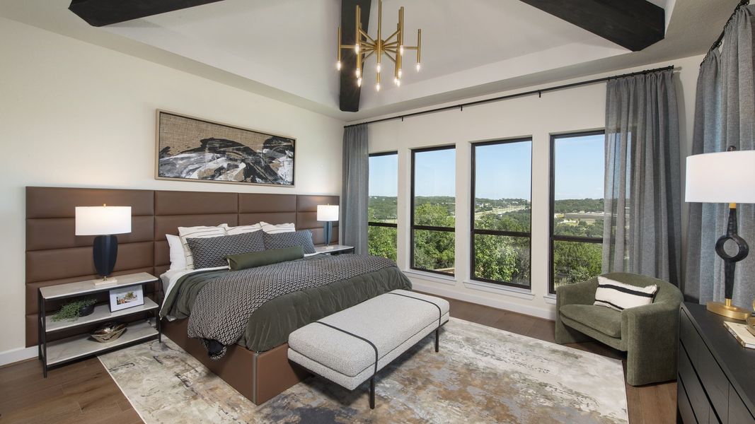 Furnished interior in a model home at Johnson Ranch 70' in Bulverde (Image 17). Furnished interior in a model home at Johnson Ranch 70' in Bulverde (Image 17).