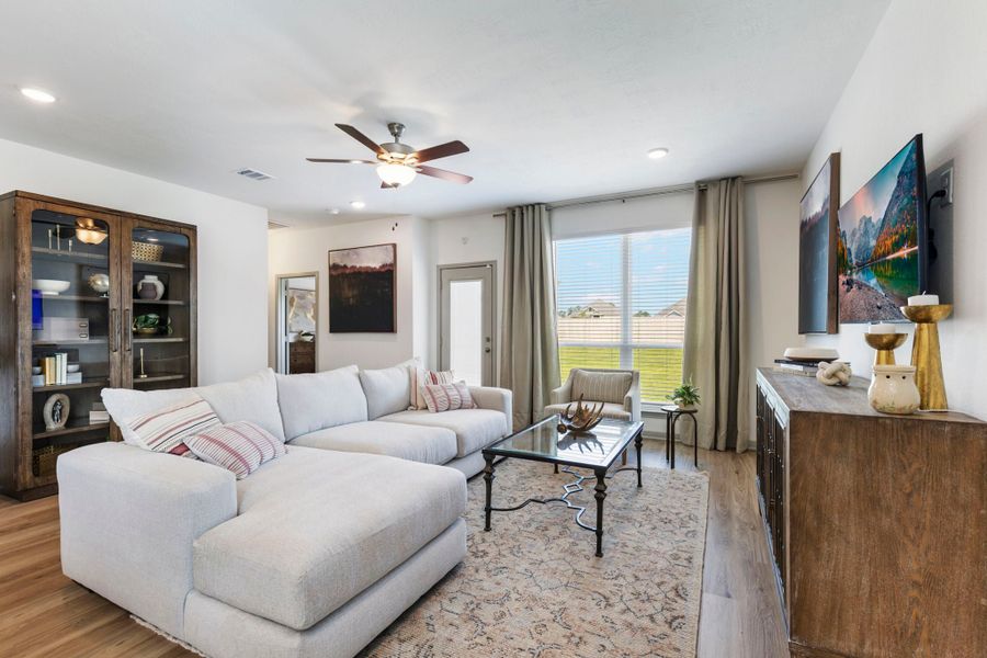 Furnished interior in a model home at Sterling Ridge in Huntsville (Image 7).
