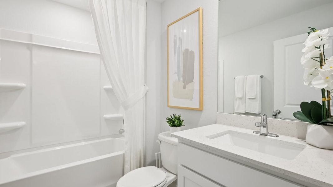 Furnished interior in a model home at Holloway Landing in Plant City (Image 24). Furnished interior in a model home at Holloway Landing in Plant City (Image 24).