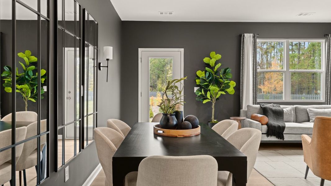 Furnished interior in a model home at Woodbury Park in Atlanta (Image 29).