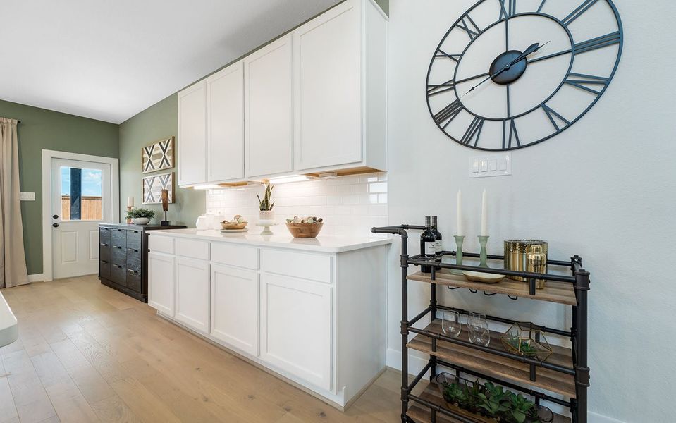 Furnished interior in a model home at Emberly in Beasley (Image 12).