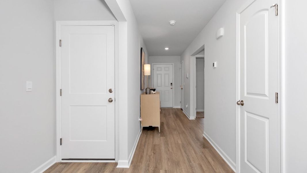 Furnished interior in a model home at Bailey Park in Fayetteville (Image 9).