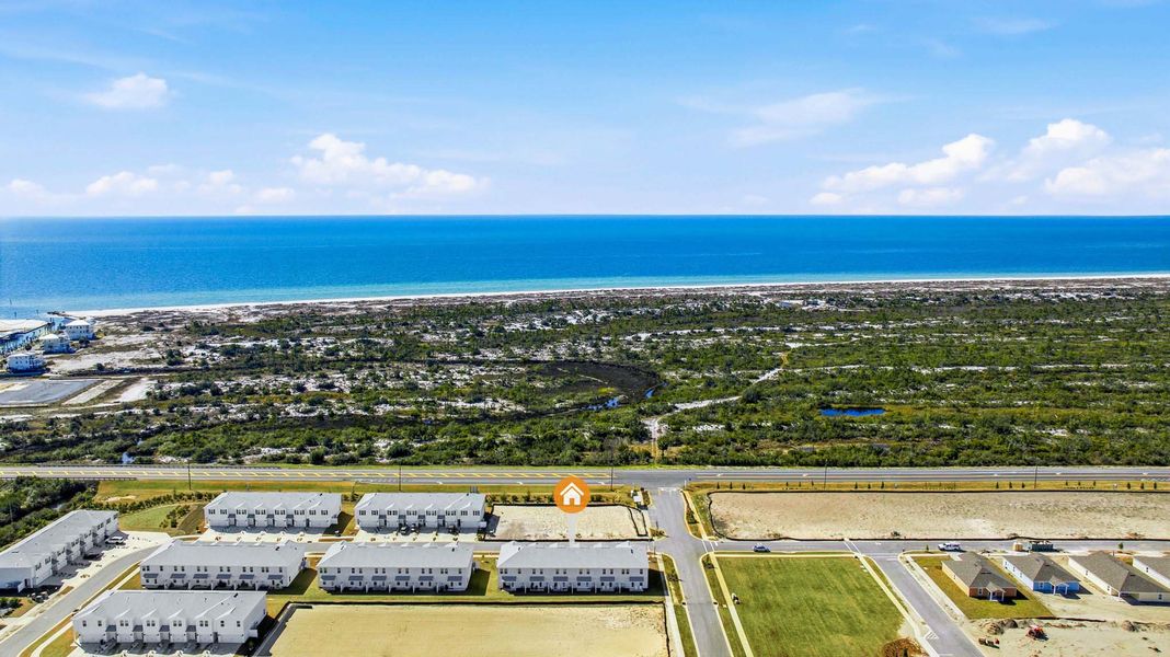 Aerial view of the Salt Creek at Mexico Beach community in Mexico Beach, FL, showing layout and nearby surroundings (Image 14).