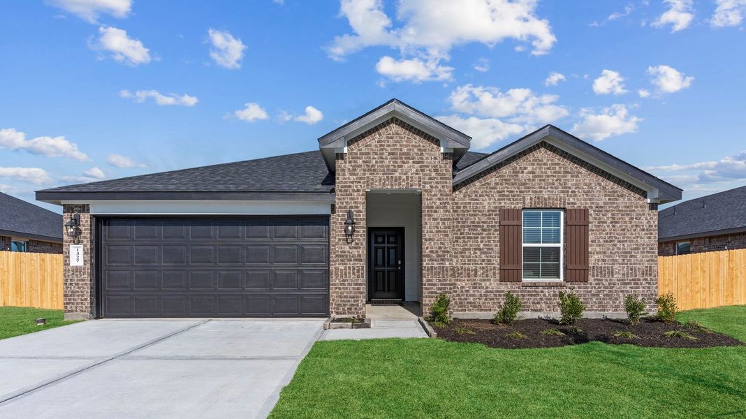 Front exterior of a home in the Westland Ranch 50' Homesites community, located in League City, TX (Image 23). Front exterior of a home in the Westland Ranch 50' Homesites community, located in League City, TX (Image 23).