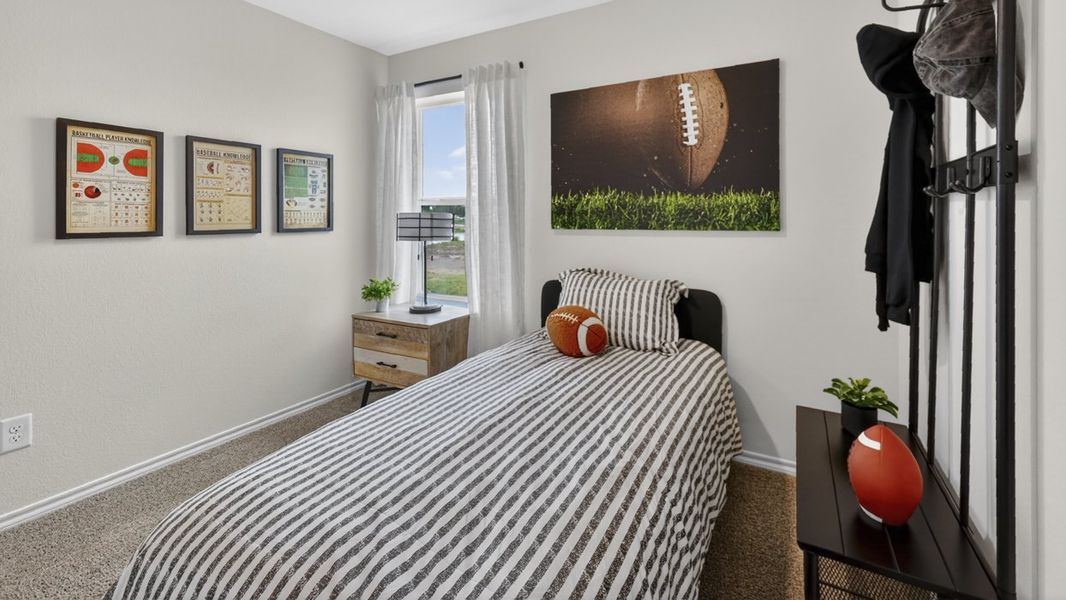 Furnished interior in a model home at The Hills of Sherman in Sherman (Image 56).