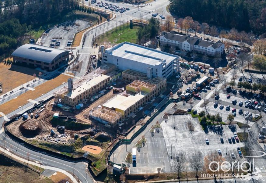 Homes under construction in the Northwinds Summit community in Alpharetta, GA (Image 3).