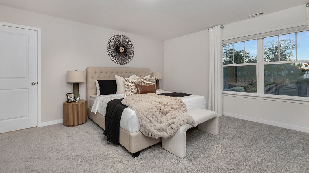 Furnished interior in a model home at The Hamptons at Hickory in Hickory (Image 15). Furnished interior in a model home at The Hamptons at Hickory in Hickory (Image 15).