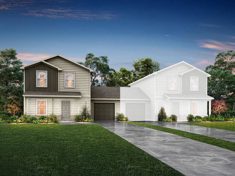 Front exterior of a home in the River Run community, located in Mount Airy, NC (Image 11).