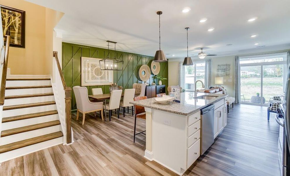 Furnished interior in a model home at Holden Village in Youngsville (Image 18).
