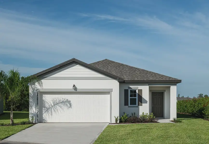 Front exterior of a home in the Landings at Mount Olive community, located in Polk City, FL (Image 3).