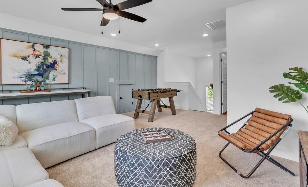 Furnished interior in a model home at Colleton Park in Aiken (Image 27).