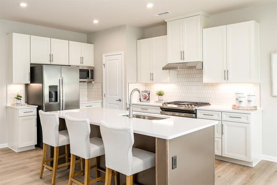 Furnished interior in a model home at The Retreat at Bridle Creek in White House (Image 9).