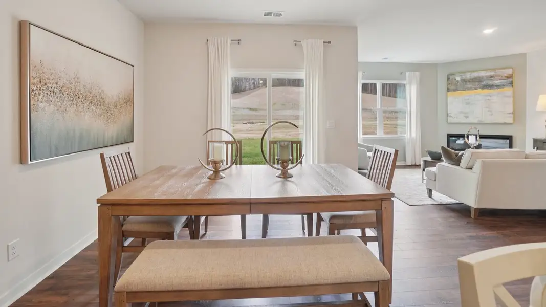 Furnished interior in a model home at Valley View in Waynesville (Image 13). Furnished interior in a model home at Valley View in Waynesville (Image 13).