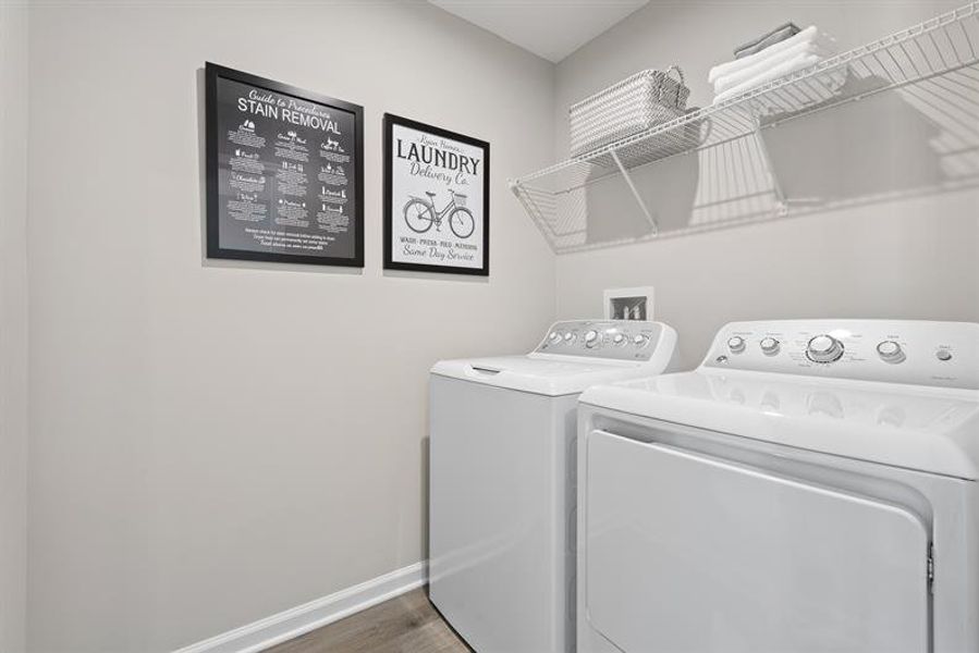 All Appliances Included, even washer and dryer, making move-in day even easier.