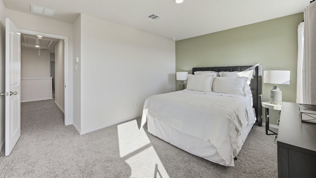 Furnished interior in a model home at Arbor Trails South in Princeton (Image 39).