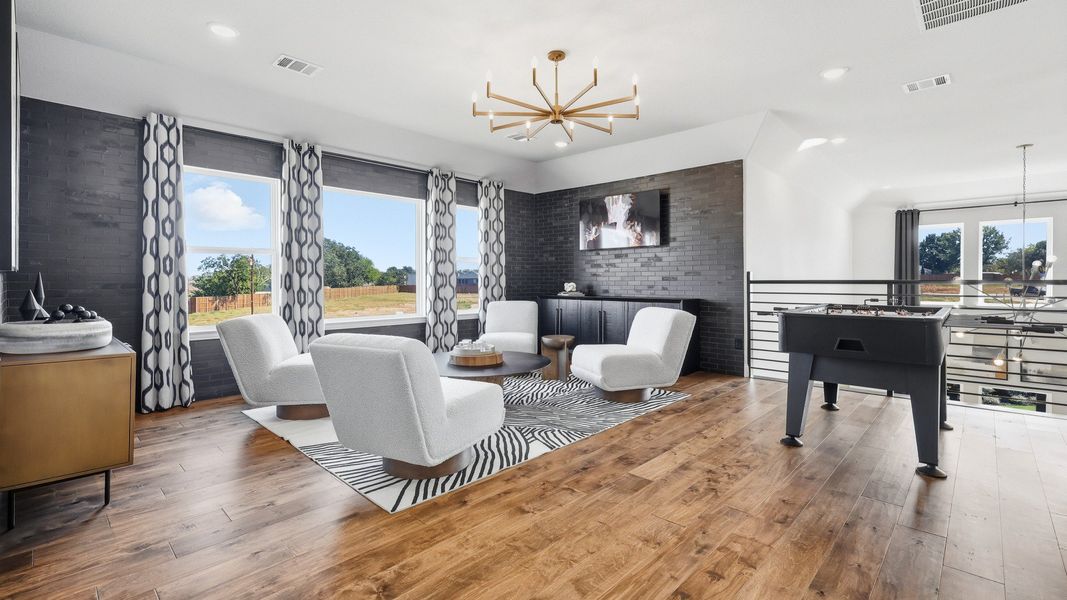 Furnished interior in a model home at Taylor Estates in Corinth (Image 23). Furnished interior in a model home at Taylor Estates in Corinth (Image 23).