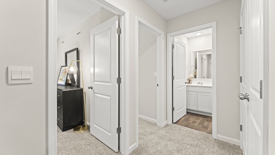 Furnished interior in a model home at Bancroft Place in Jackson (Image 25).