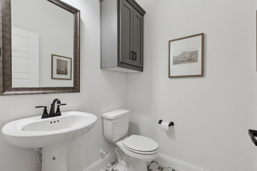 Furnished interior in a model home at Lovers Landing in Forney (Image 24).