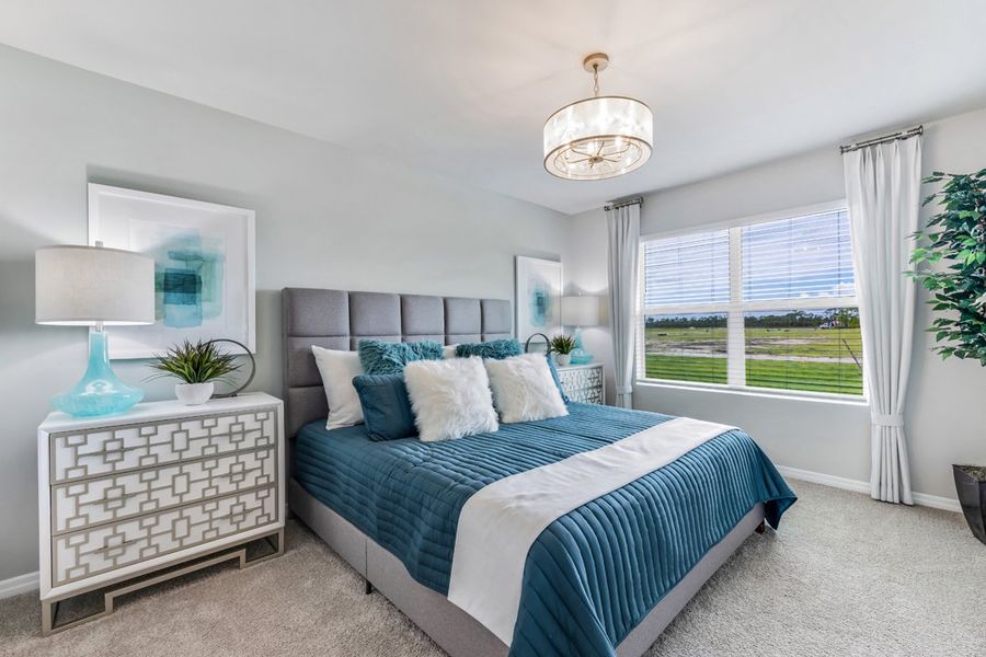 Furnished interior in a model home at Deep Creek Express Homes in Punta Gorda (Image 18).