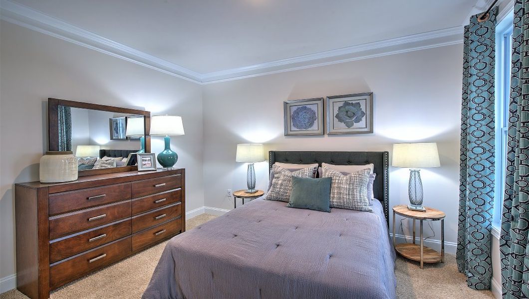 Furnished interior in a model home at Cantrell Hills in Hendersonville (Image 16).