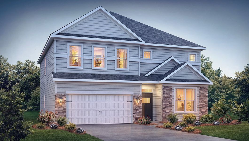 Front exterior of a home in the Williams Ridge community, located in Woodruff, SC (Image 6).