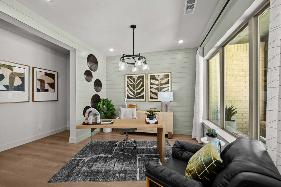 Furnished interior in a model home at Northshore at Lakewood Village - Classic Series in Lakewood Village (Image 6). Furnished interior in a model home at Northshore at Lakewood Village - Classic Series in Lakewood Village (Image 6).