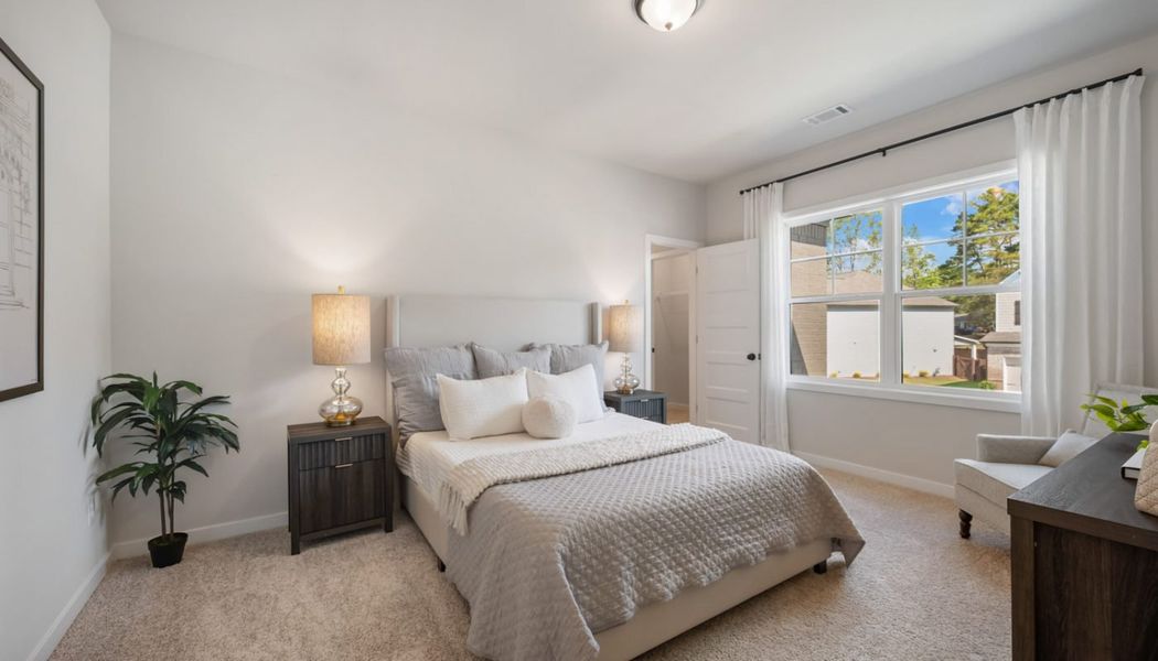 Furnished interior in a model home at Ponderosa Farms Manor in Gainesville (Image 44). Furnished interior in a model home at Ponderosa Farms Manor in Gainesville (Image 44).